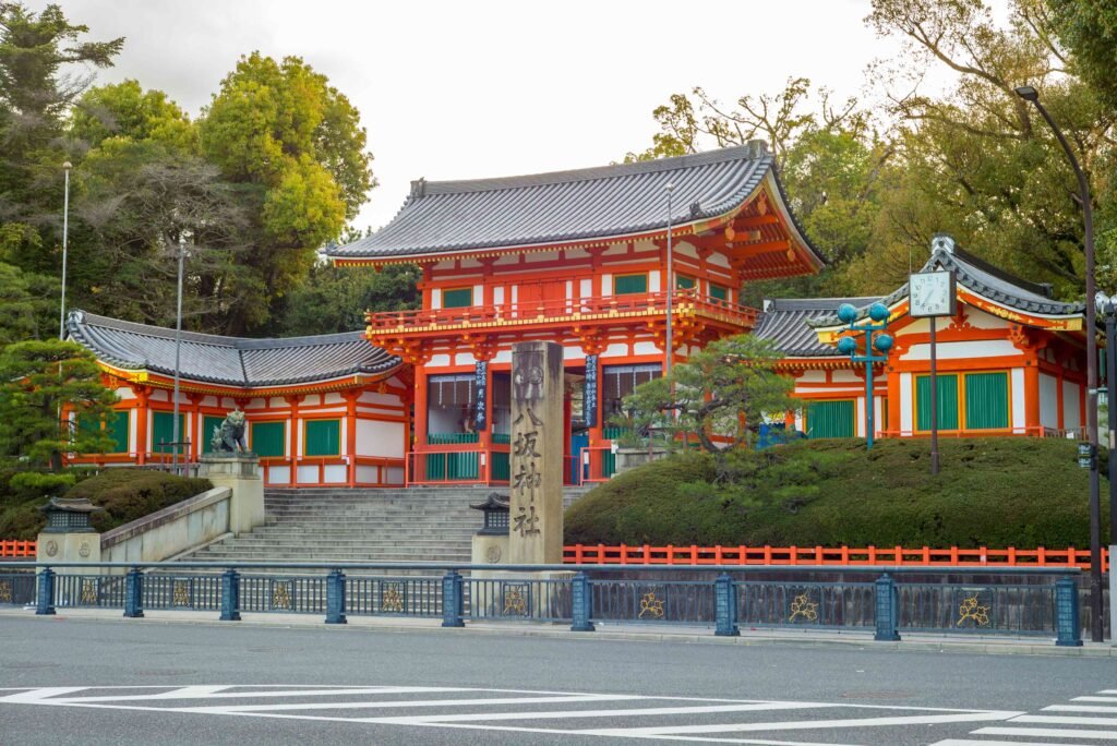 Main Gate Of Yasaka Jinja Shrine.